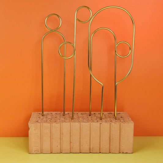 Pflanzenstütze Botanopia Small in Gold – potflourri