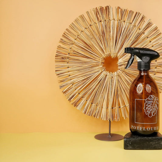 Sprühflasche potflourri aus Braunglas, 500 ml – potflourri