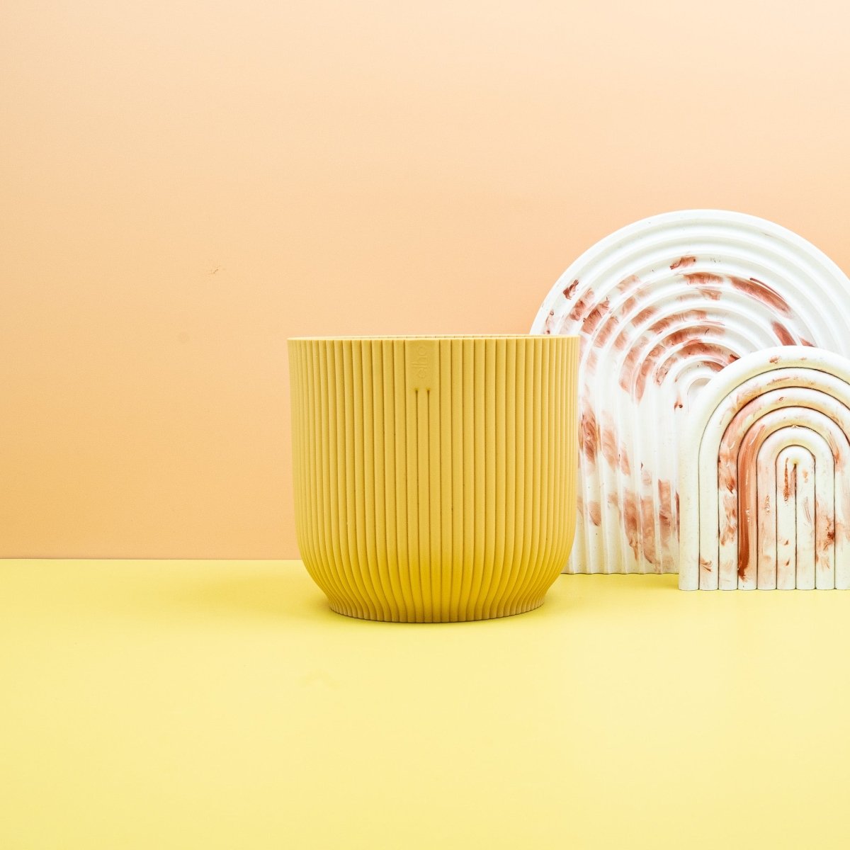 ÜBERTOPF ELHO VIBES FOLD RUND BUTTERGELB online bestellen bei potflourri