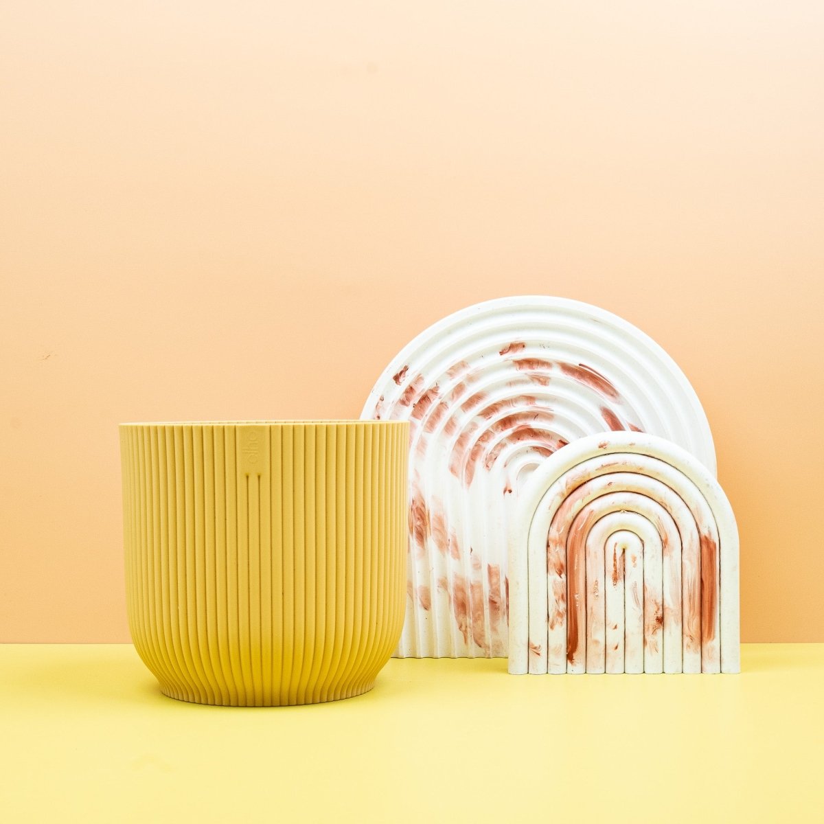 ÜBERTOPF ELHO VIBES FOLD RUND BUTTERGELB online bestellen bei potflourri