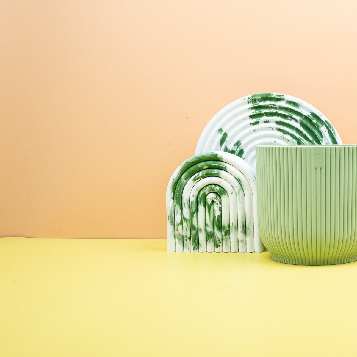 ÜBERTOPF ELHO VIBES FOLD RUND SORBETGRÜN online bestellen bei potflourri