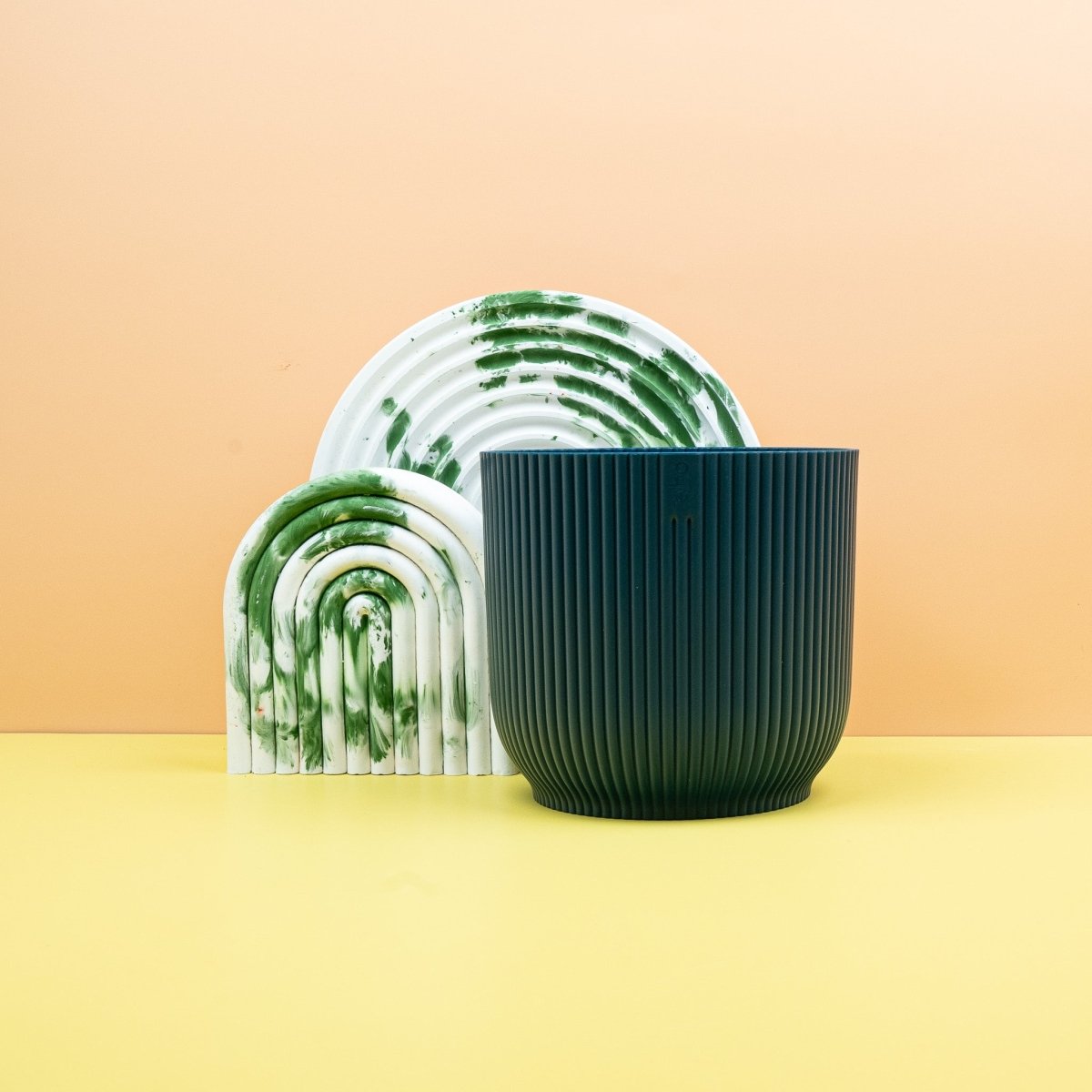 ÜBERTOPF ELHO VIBES FOLD RUND TIEFENBLAU online bestellen bei potflourri