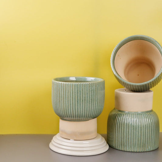 Keramik-Übertopf LOUDEAC, 11/12 cm – potflourri