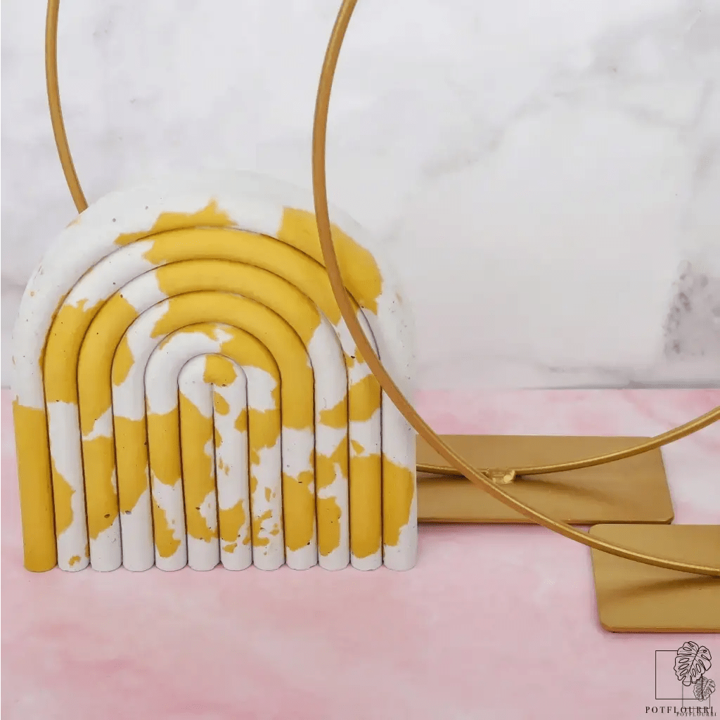 AIRPLANT HOLDER - RING GOLD - potflourri