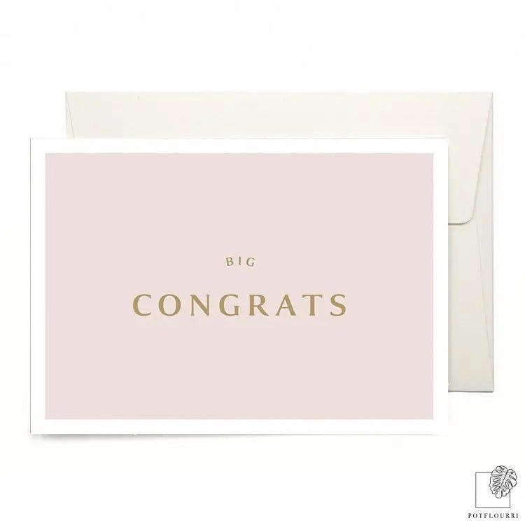 KARTE BIG CONGRATS online bestellen bei potflourri