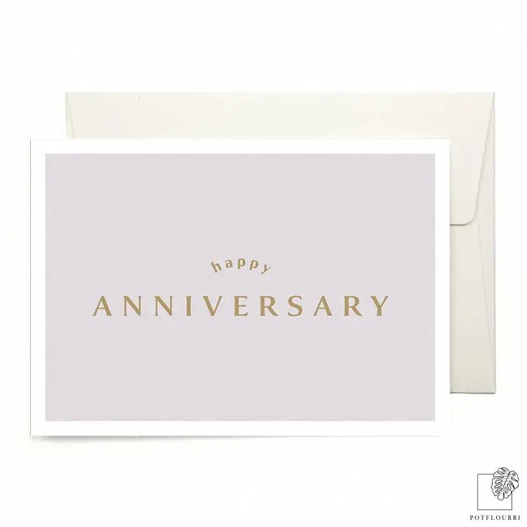 KARTE HAPPY ANNIVERSARY online bestellen bei potflourri