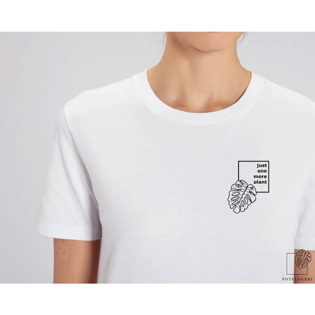 UNISEX MOTIV T-SHIRT ONE - WHITE - potflourri