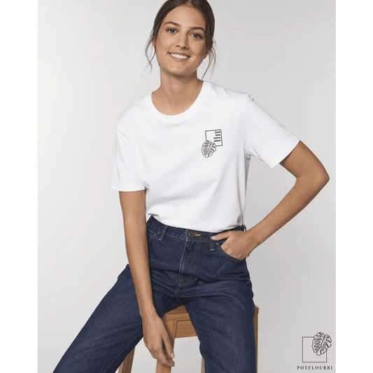 UNISEX MOTIV T-SHIRT ONE - WHITE online bestellen bei potflourri