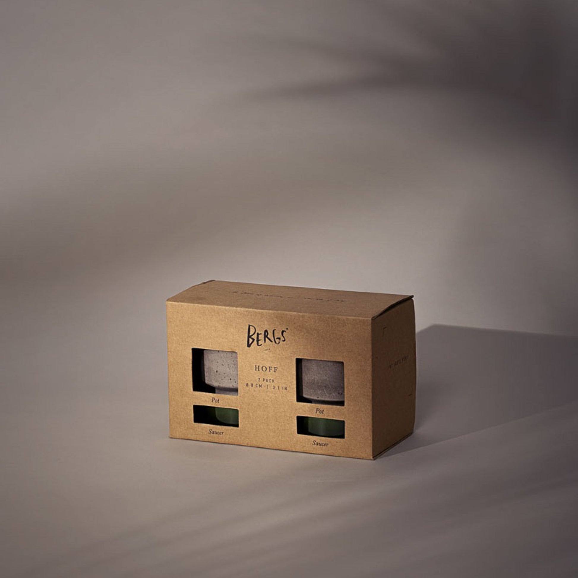 Unglasierter Terrakotta-Topf Ø 8 cm mit smaragdgrün glasiertem Untersetzer