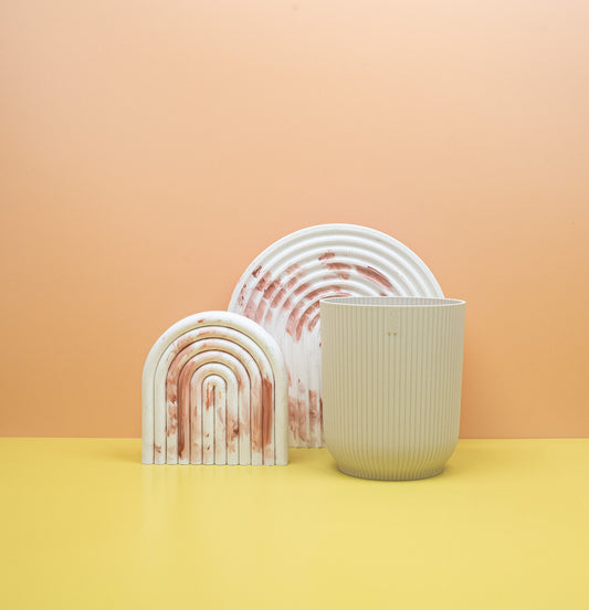 Übertopf Elho Vibes Fold Orchideen Hoch Leinenweiss – potflourri